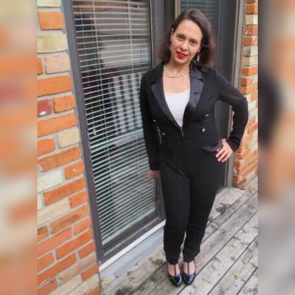 🌺 Double Breasted Skinny Leg Jumpsuit - Picture 11 of 12